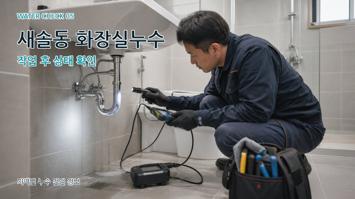 새솔동 누수공사 누수탐지 이미지