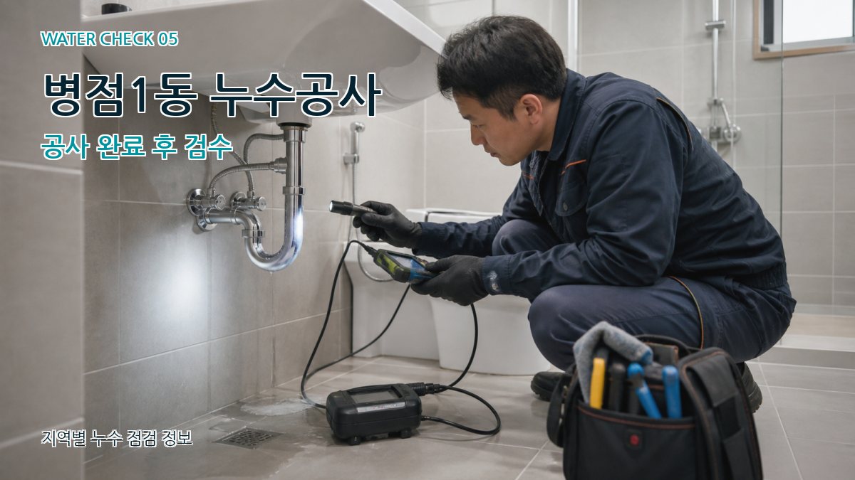 병점1동 누수공사 누수탐지 이미지