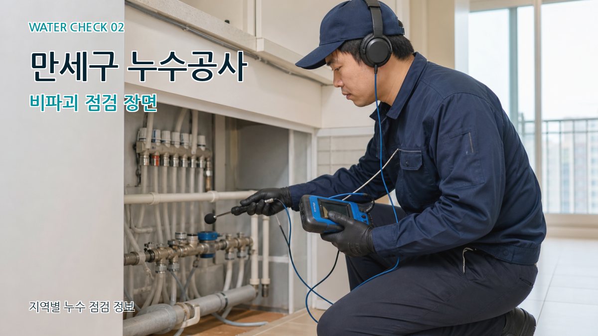 만세구 화장실누수 누수탐지 이미지