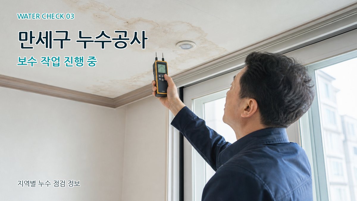 만세구 천장누수 누수탐지 이미지