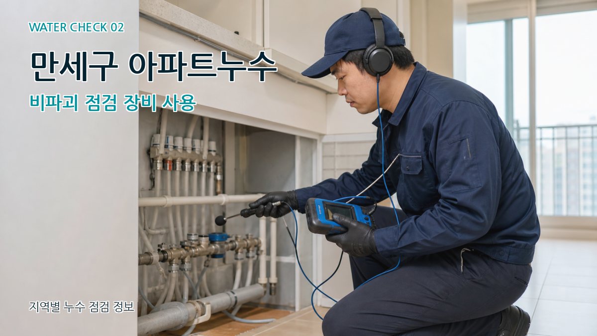 만세구 화장실누수 누수탐지 이미지