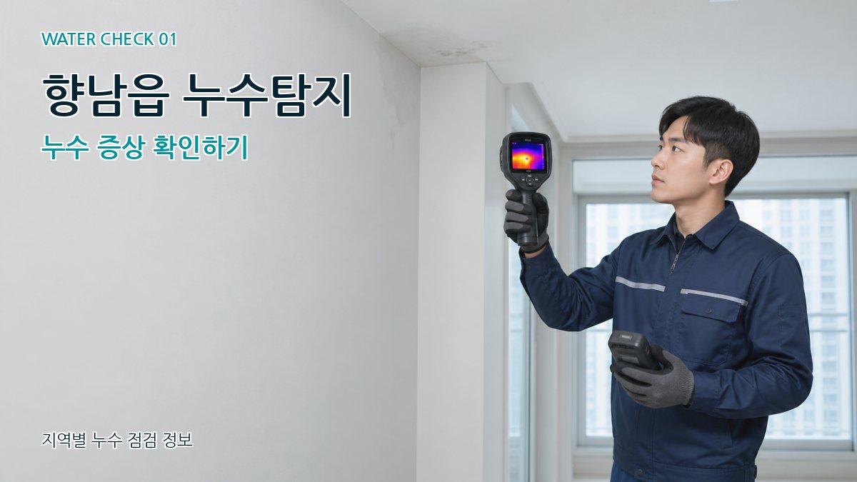 향남읍 아파트누수 누수탐지 이미지