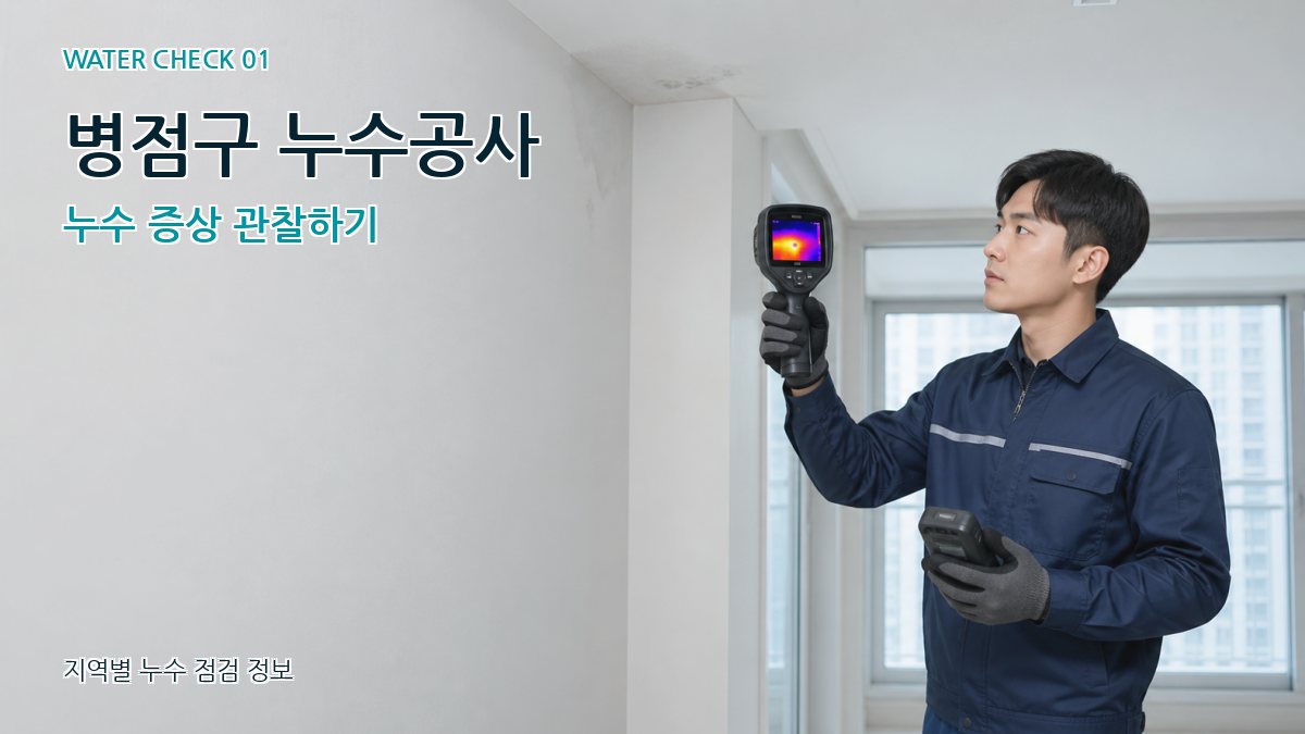 병점구 아파트누수 누수탐지 이미지