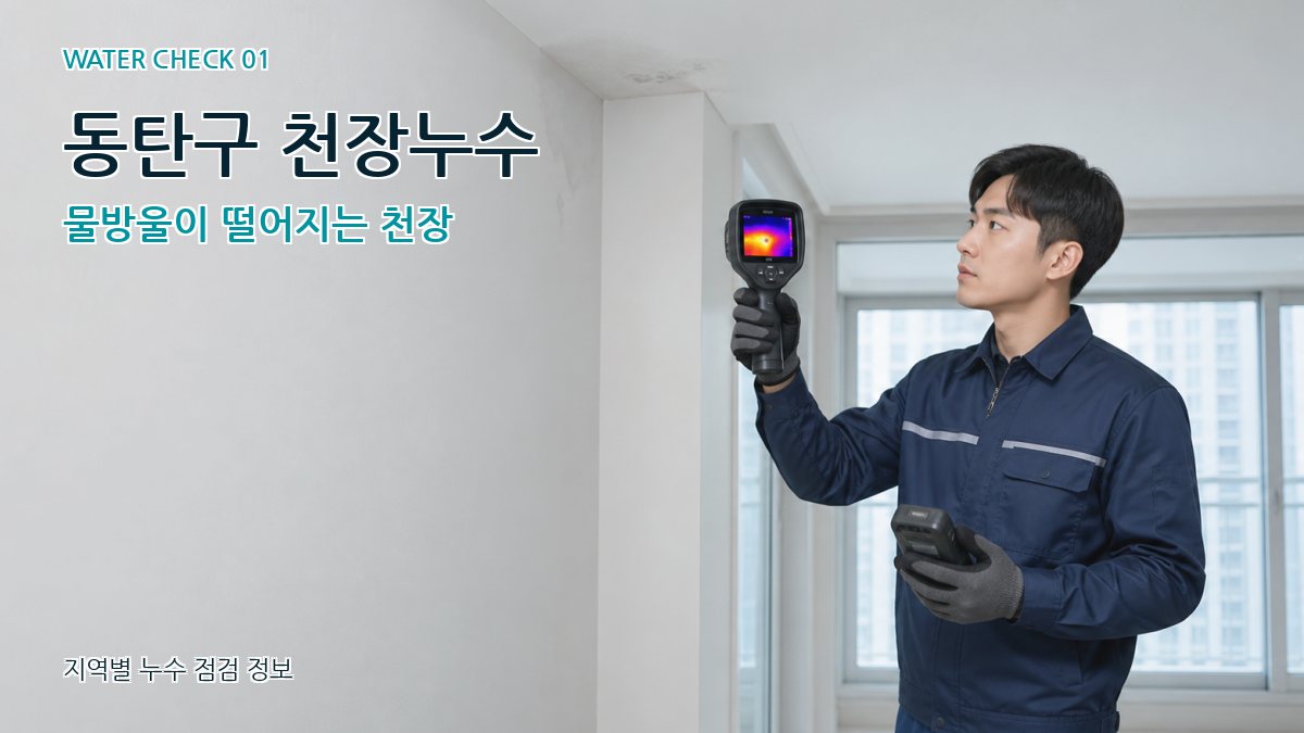 동탄구 아파트누수 누수탐지 이미지