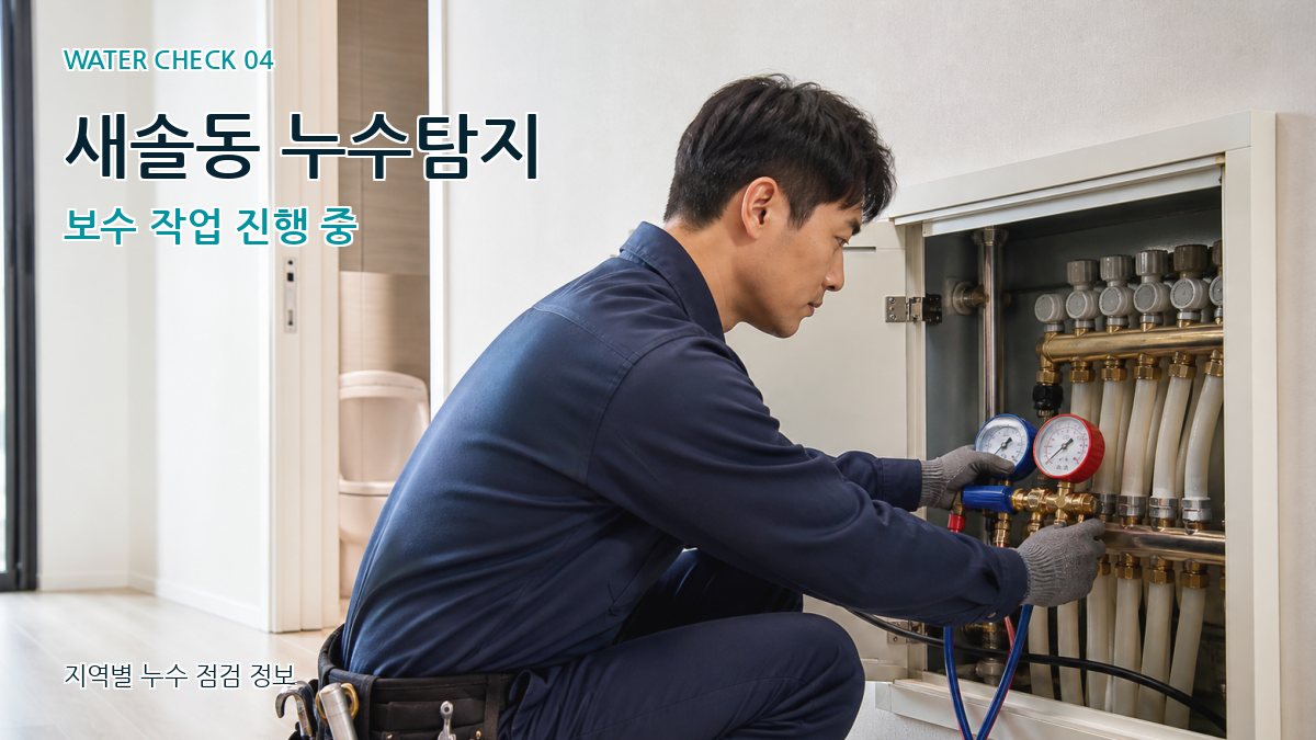 새솔동 누수탐지 누수탐지 이미지