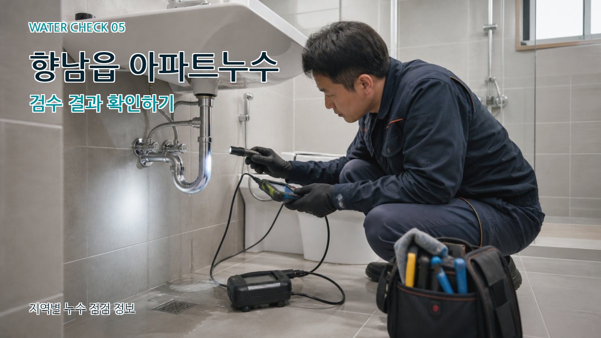 향남읍 누수공사 누수탐지 이미지