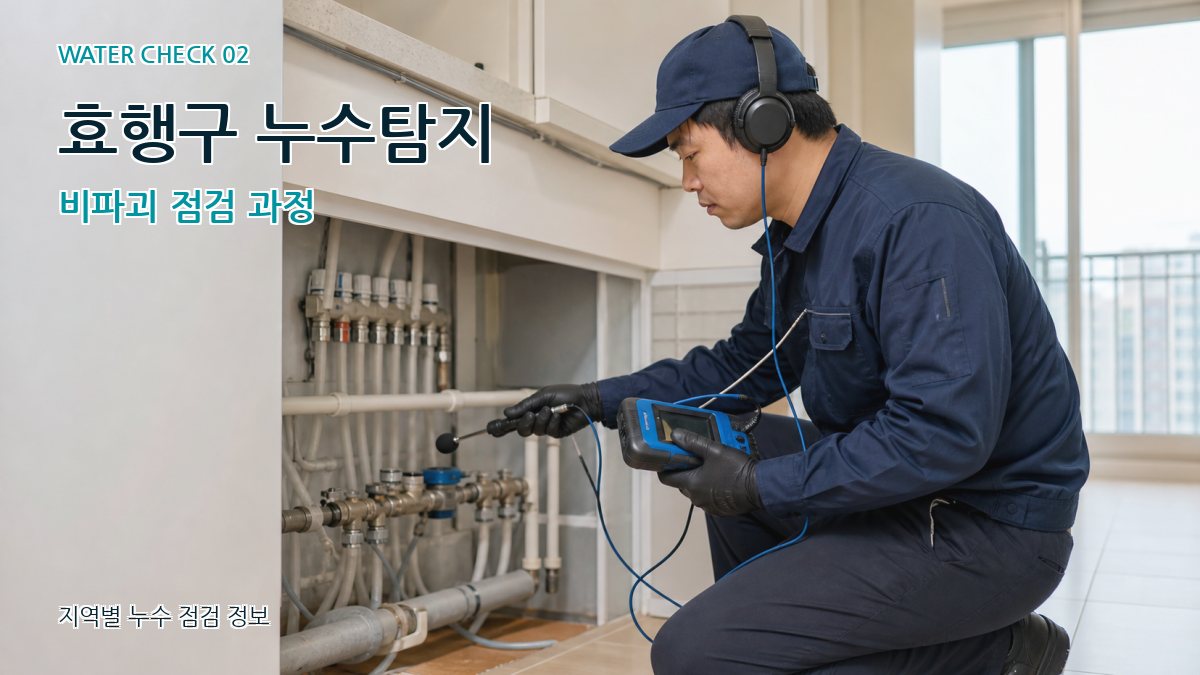 효행구 화장실누수 누수탐지 이미지