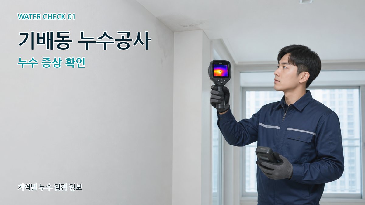 기배동 아파트누수 누수탐지 이미지