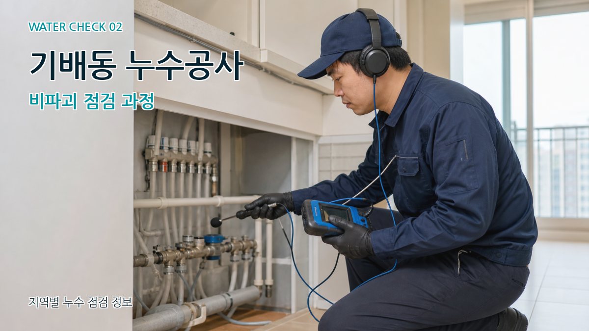 기배동 화장실누수 누수탐지 이미지