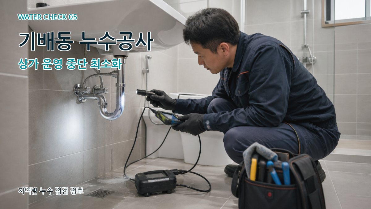 기배동 누수공사 누수탐지 이미지