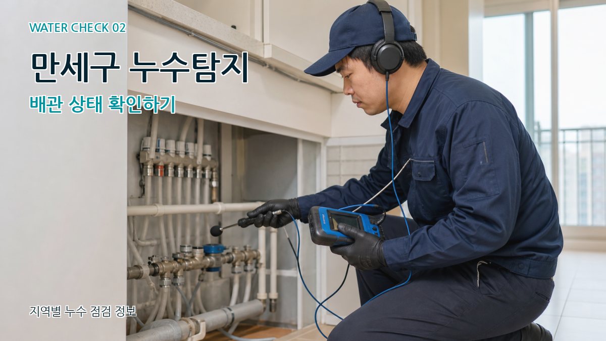 만세구 화장실누수 누수탐지 이미지