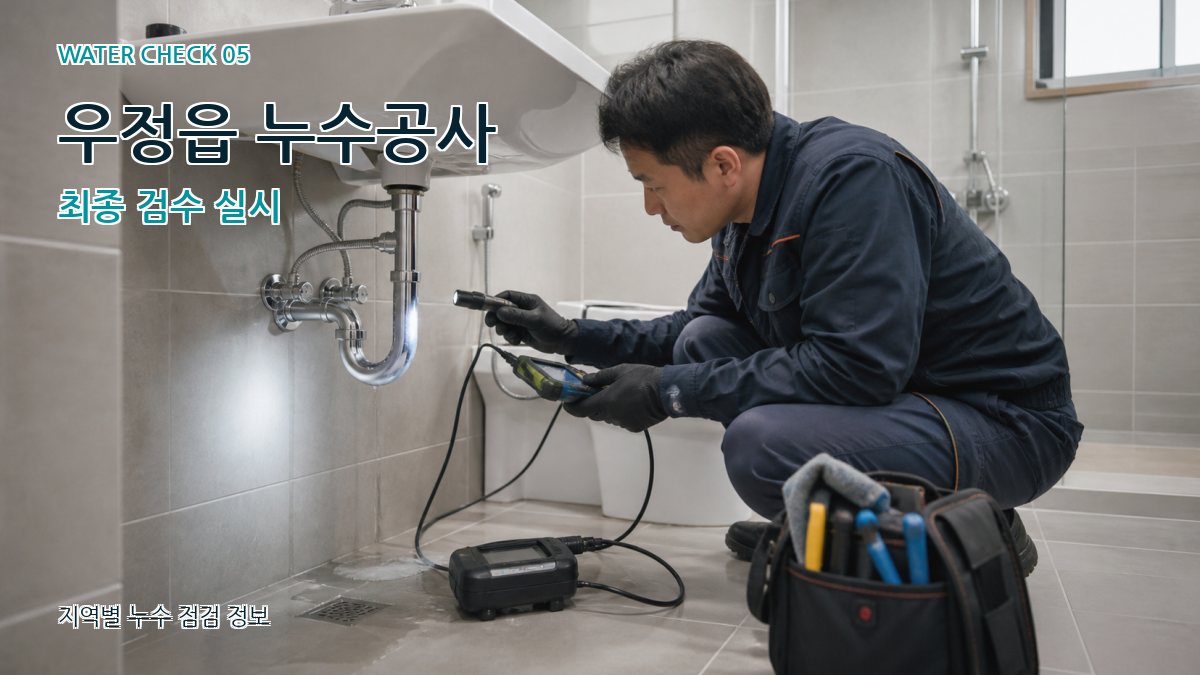 우정읍 누수공사 누수탐지 이미지