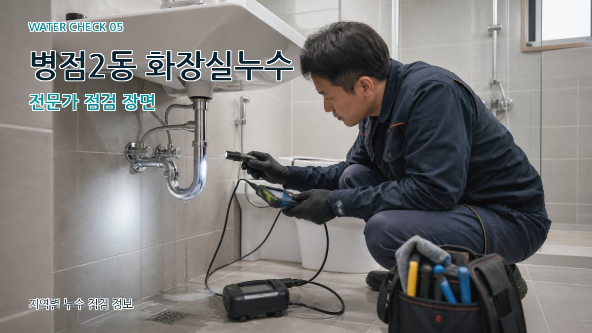 병점2동 누수공사 누수탐지 이미지