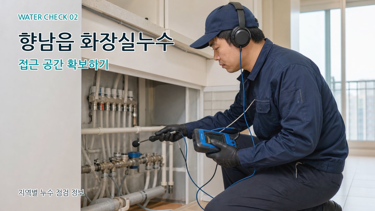 향남읍 화장실누수 누수탐지 이미지