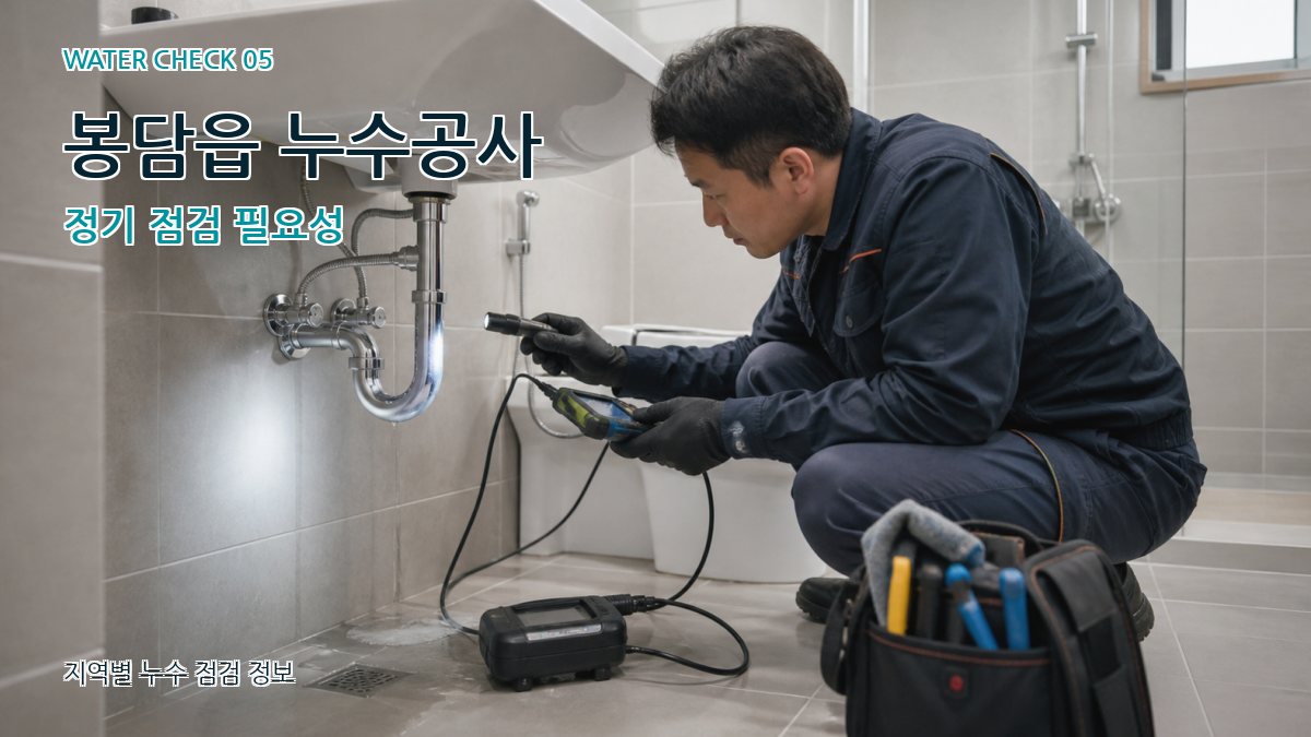 봉담읍 누수공사 누수탐지 이미지