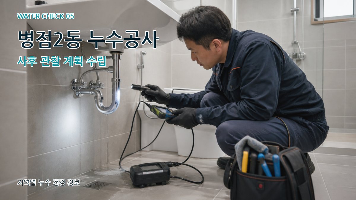 병점2동 누수공사 누수탐지 이미지