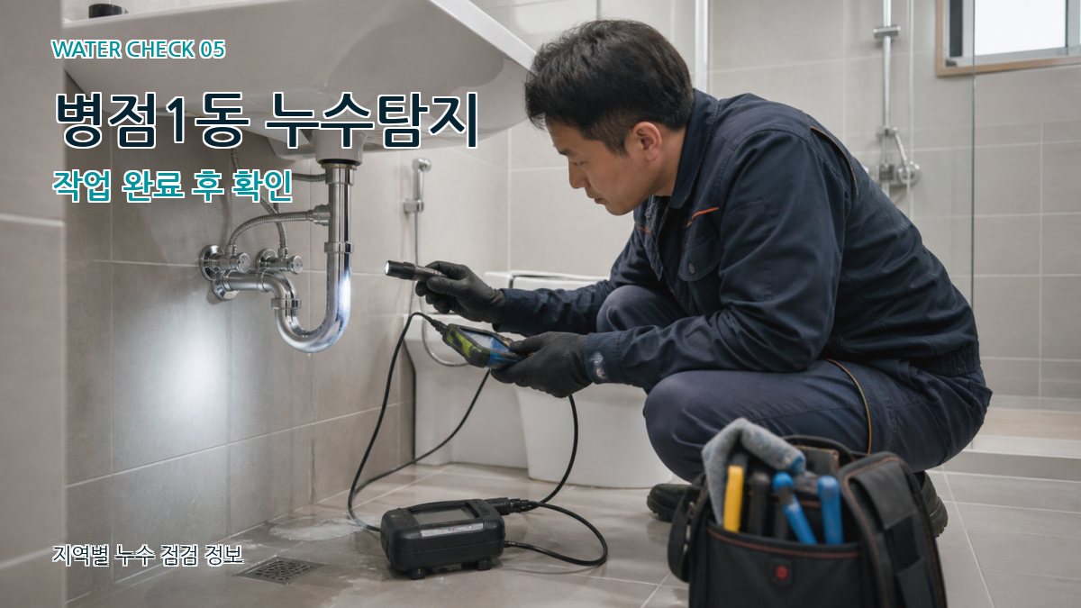 병점1동 누수공사 누수탐지 이미지