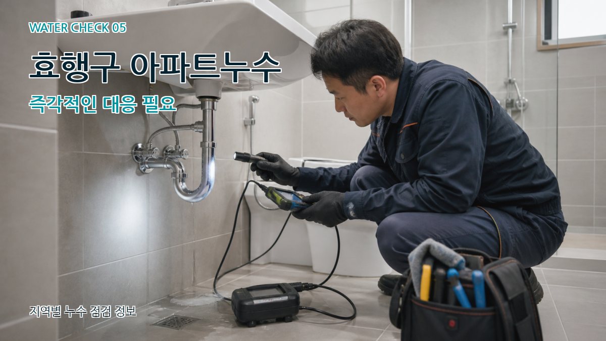 효행구 누수공사 누수탐지 이미지