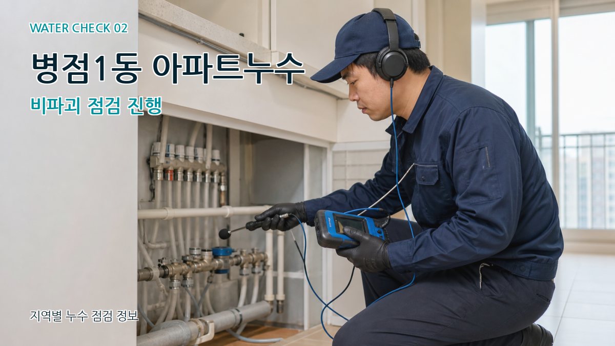 병점1동 화장실누수 누수탐지 이미지