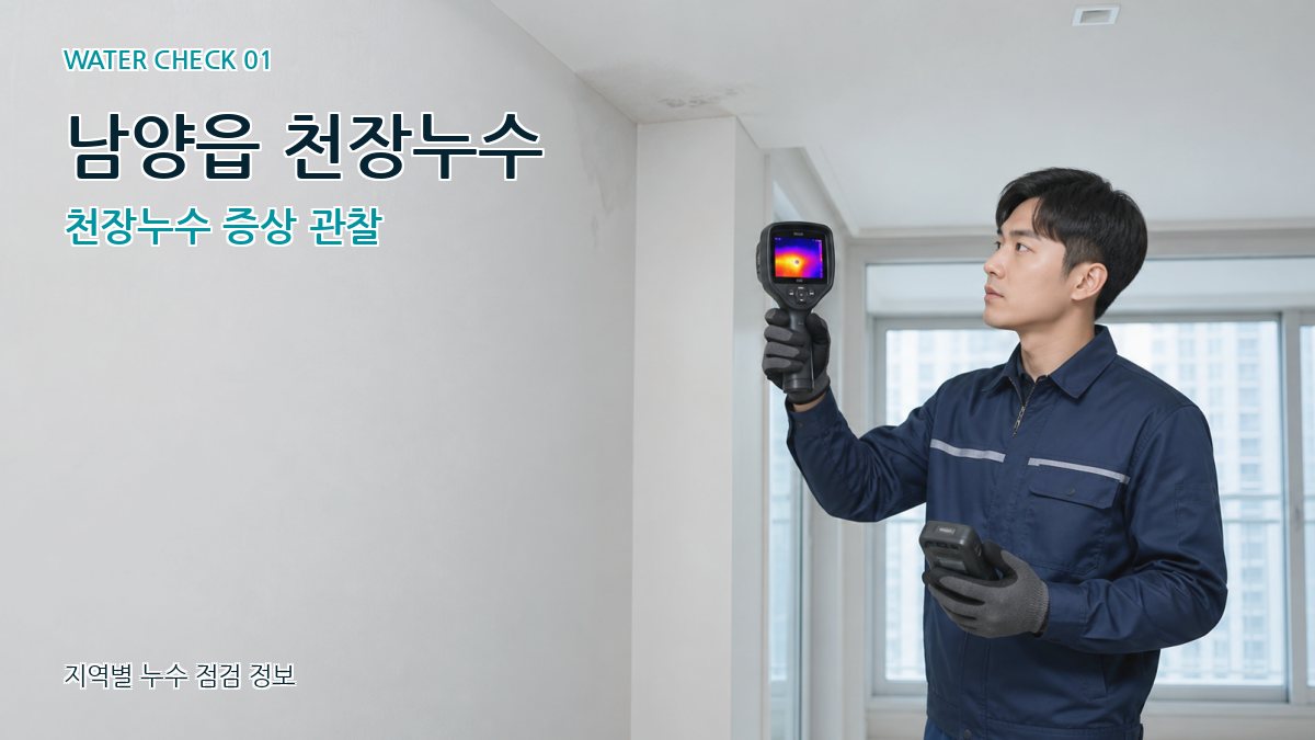 남양읍 아파트누수 누수탐지 이미지