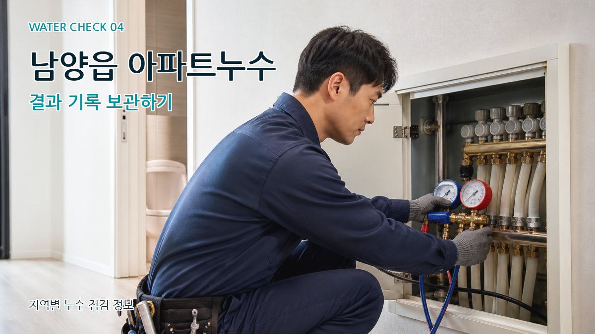 남양읍 누수탐지 누수탐지 이미지