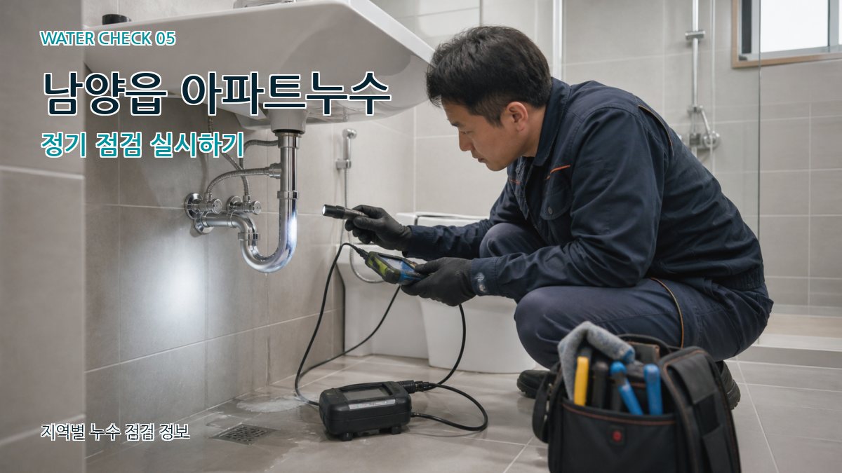 남양읍 누수공사 누수탐지 이미지