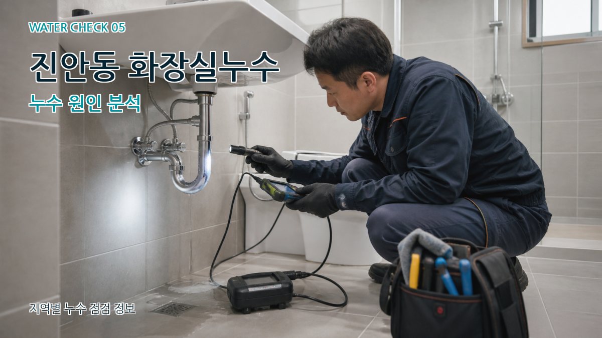 진안동 누수공사 누수탐지 이미지