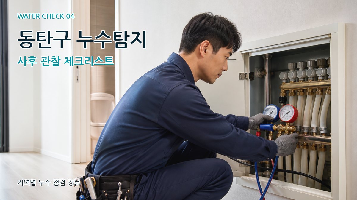 동탄구 누수탐지 누수탐지 이미지