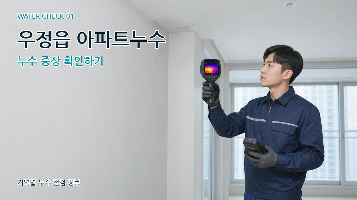 우정읍 아파트누수 누수탐지 이미지