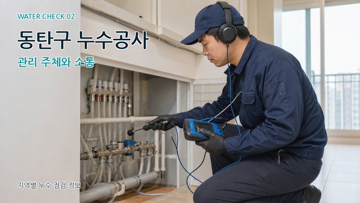 동탄구 화장실누수 누수탐지 이미지