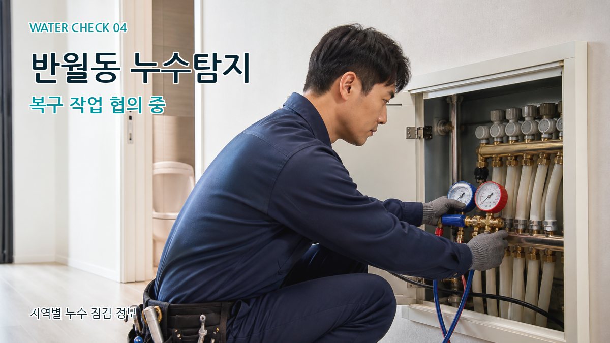 반월동 누수탐지 누수탐지 이미지