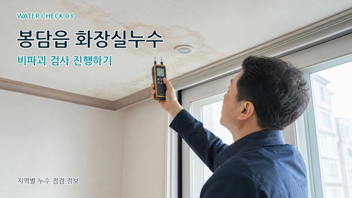 봉담읍 천장누수 누수탐지 이미지