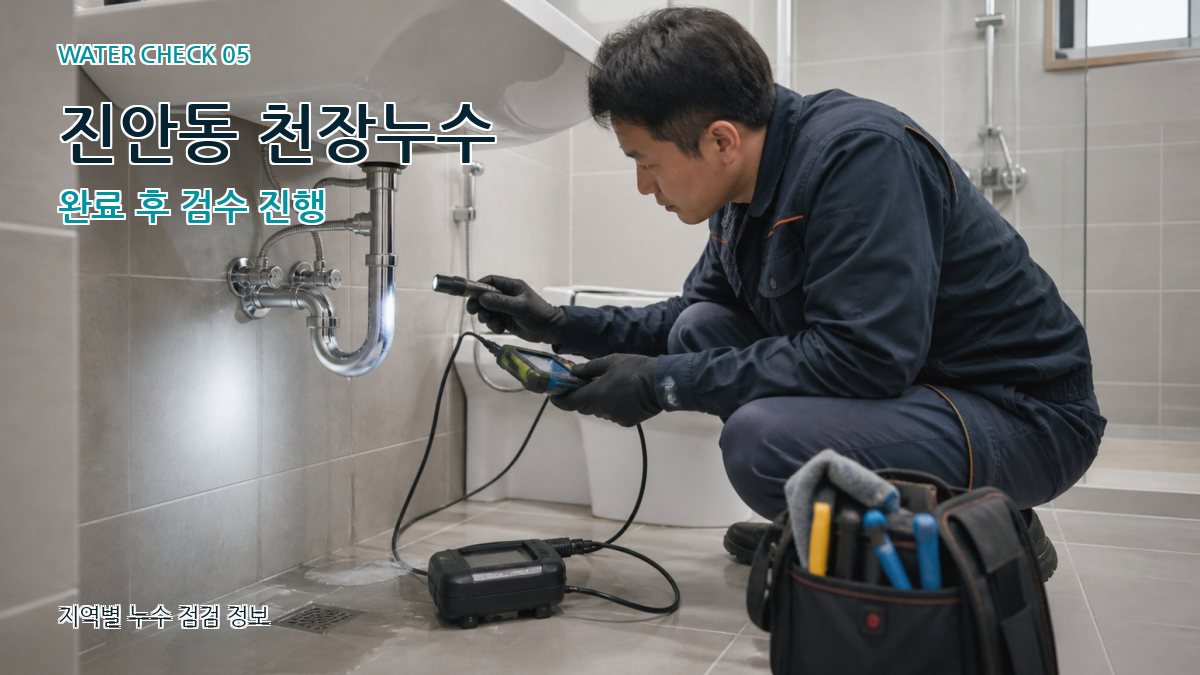 진안동 누수공사 누수탐지 이미지