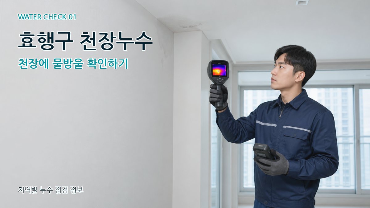 효행구 아파트누수 누수탐지 이미지