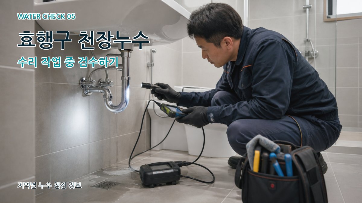 효행구 누수공사 누수탐지 이미지