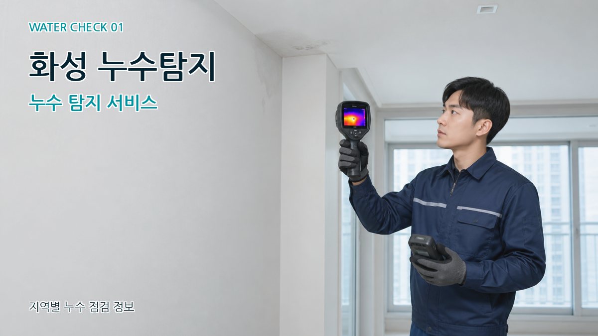 화성 누수탐지 누수 탐지 서비스