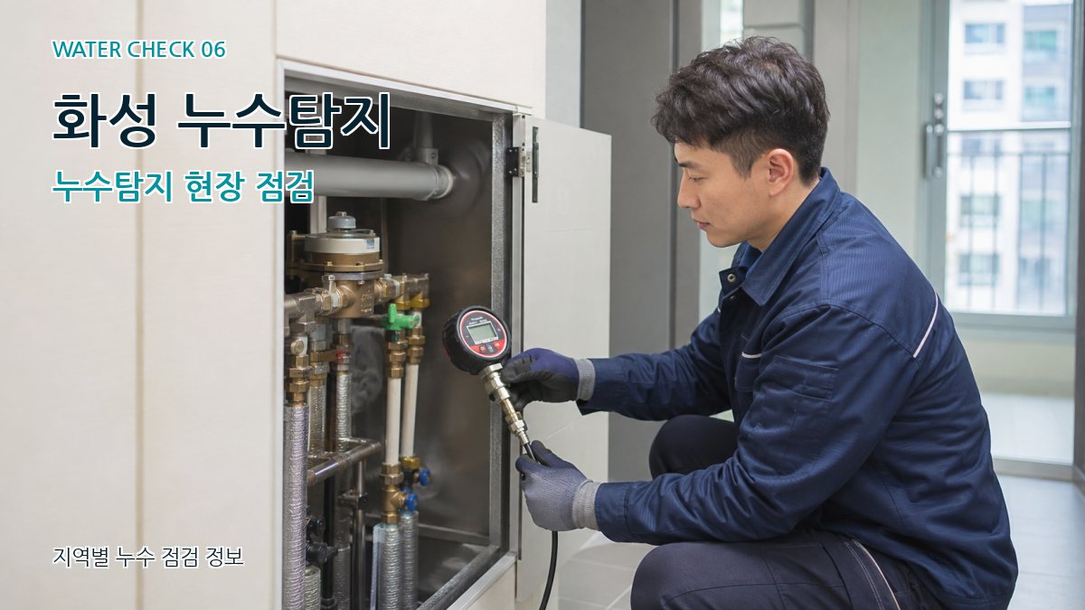 화성 누수탐지 누수탐지 현장 점검