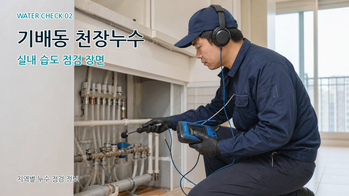 기배동 화장실누수 누수탐지 이미지