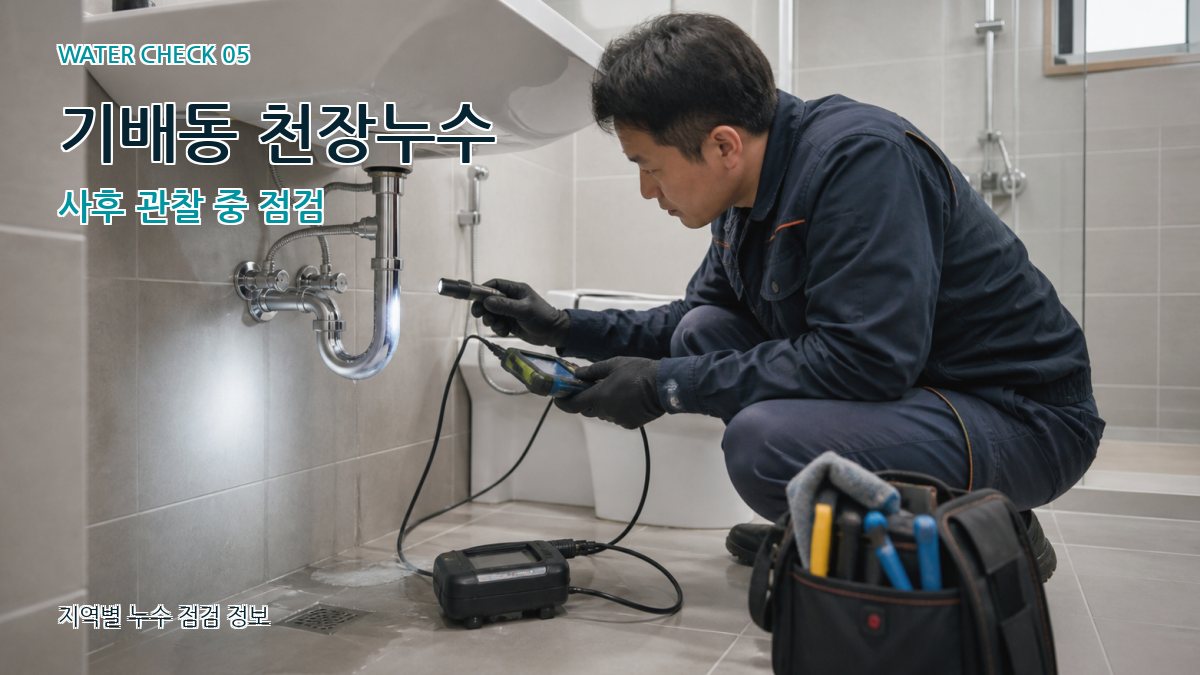 기배동 누수공사 누수탐지 이미지