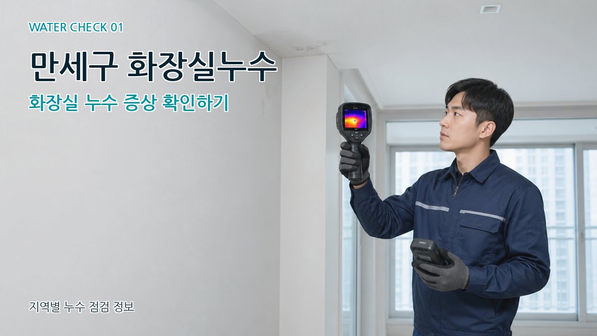 만세구 아파트누수 누수탐지 이미지
