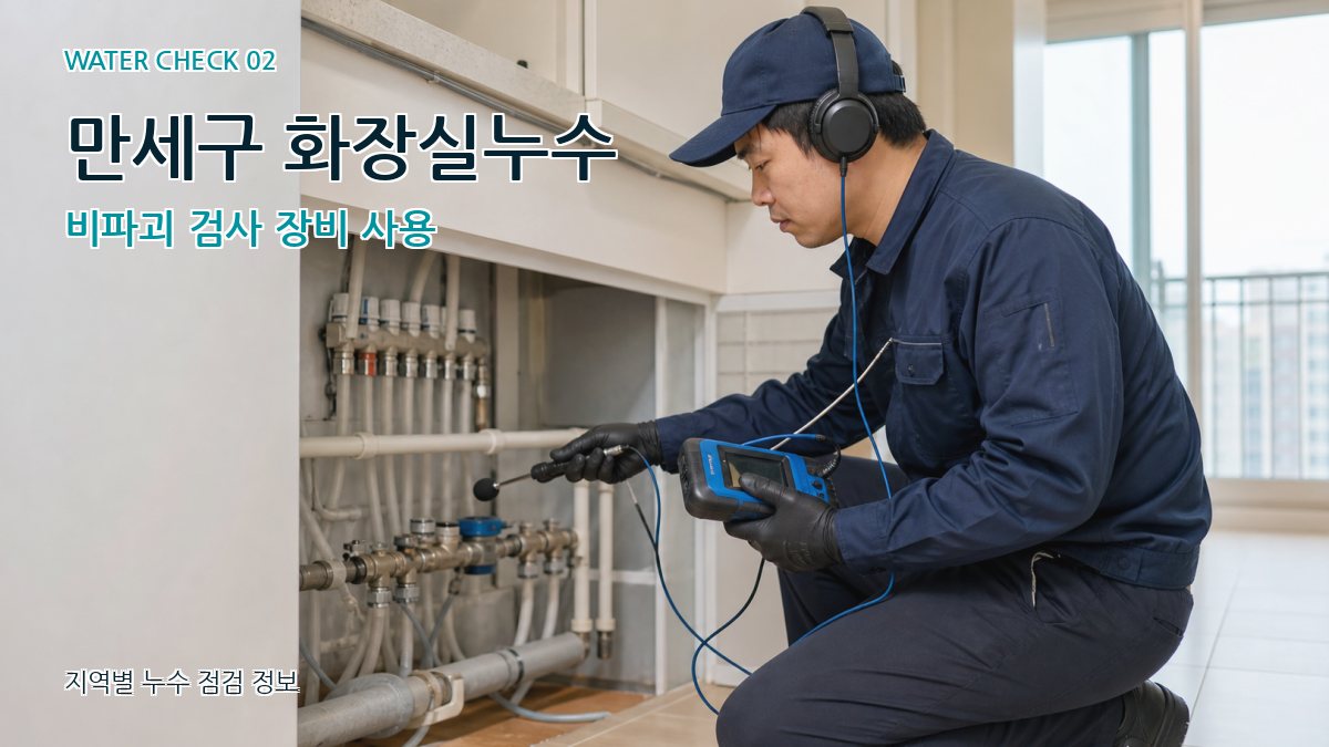 만세구 화장실누수 누수탐지 이미지