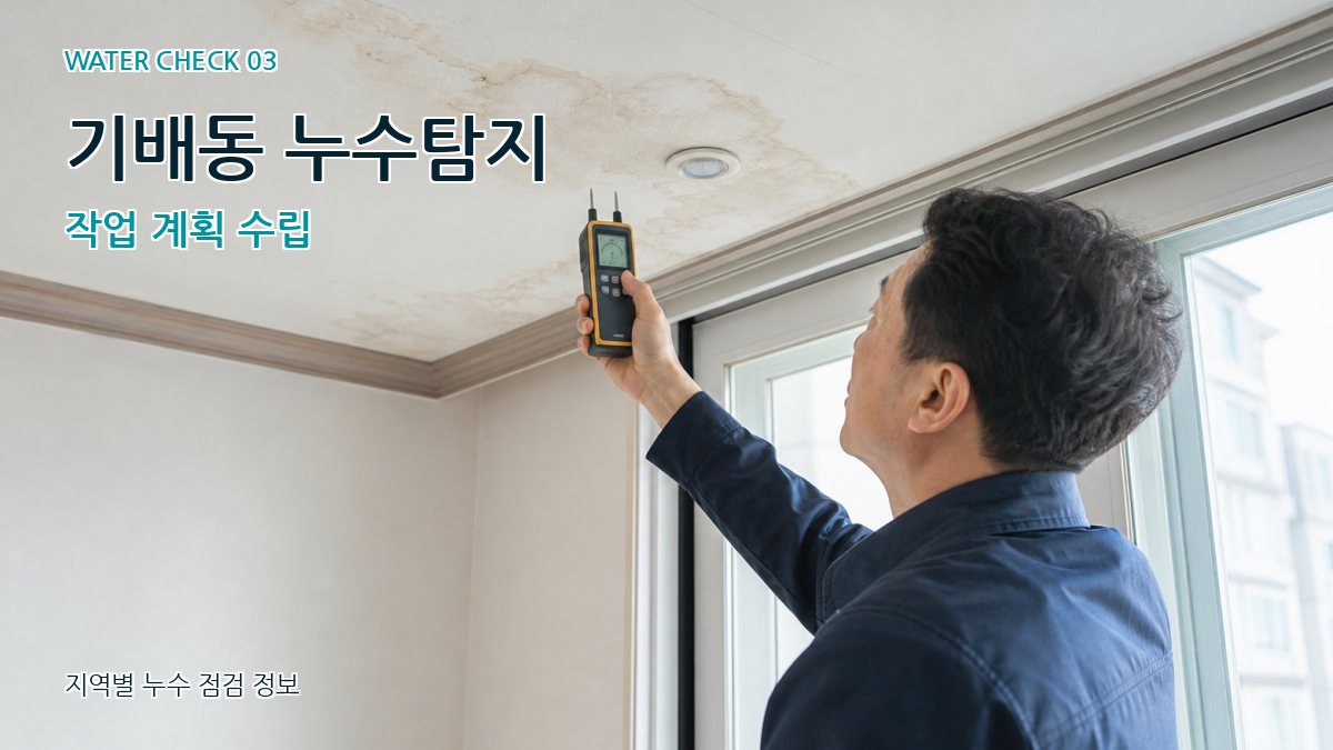 기배동 천장누수 누수탐지 이미지
