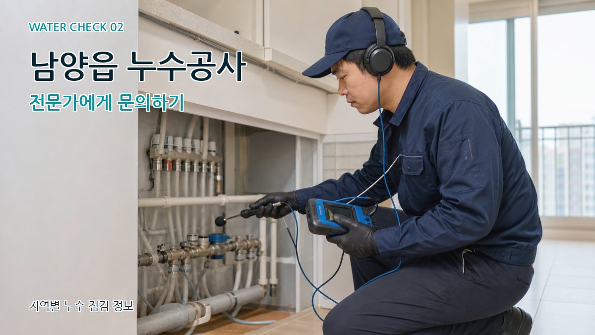 남양읍 화장실누수 누수탐지 이미지