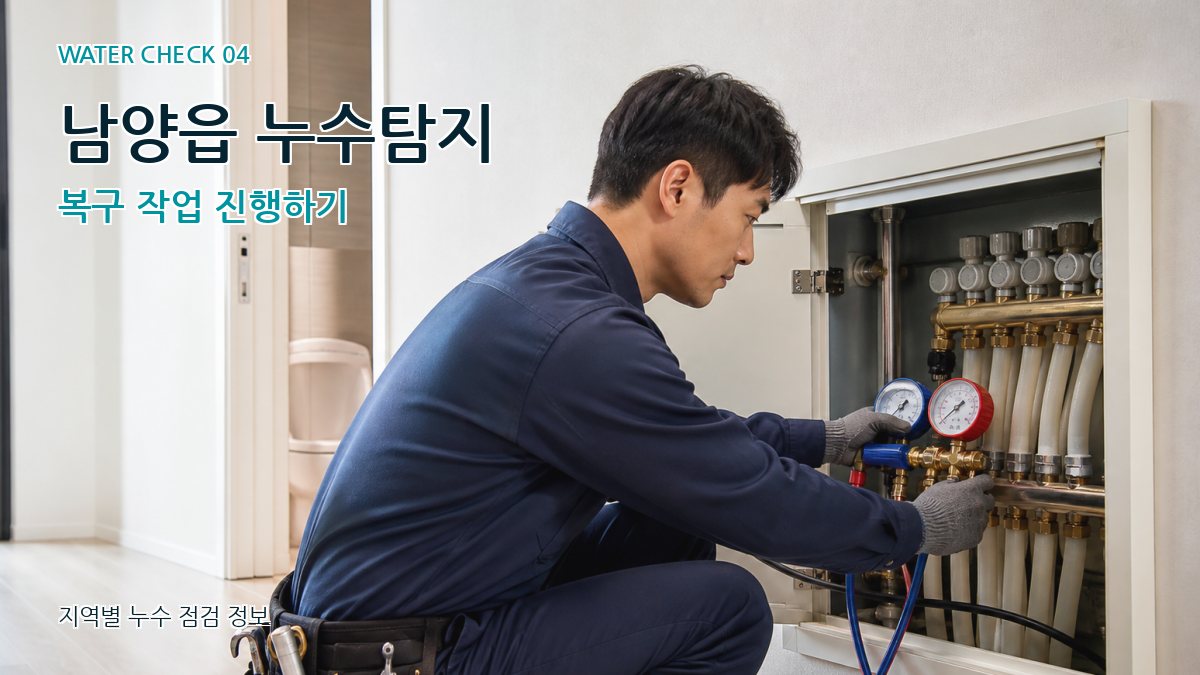 남양읍 누수탐지 누수탐지 이미지