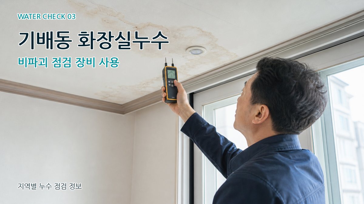 기배동 천장누수 누수탐지 이미지