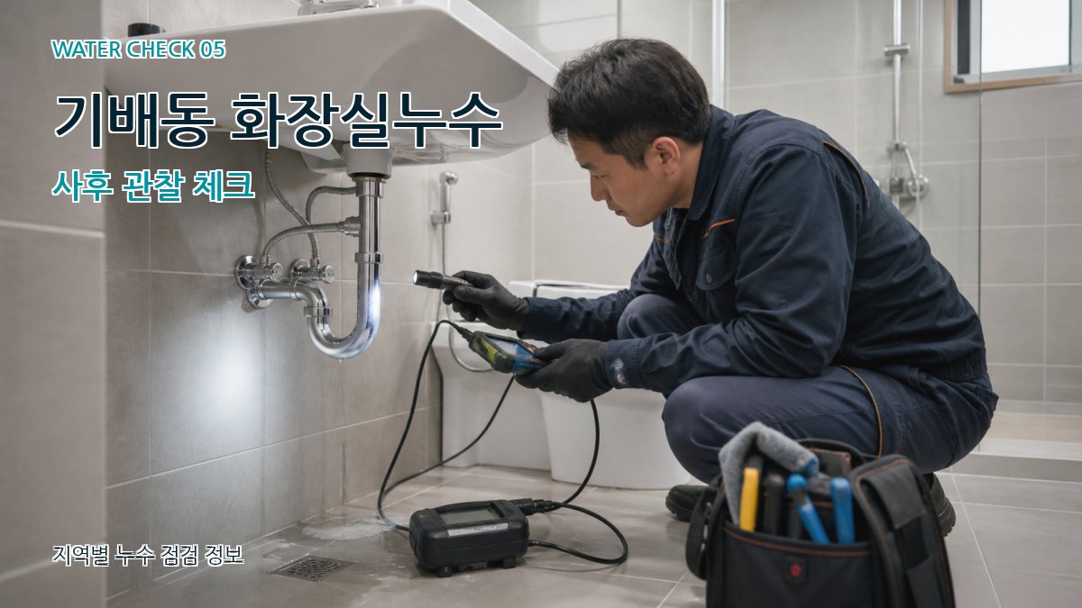 기배동 누수공사 누수탐지 이미지