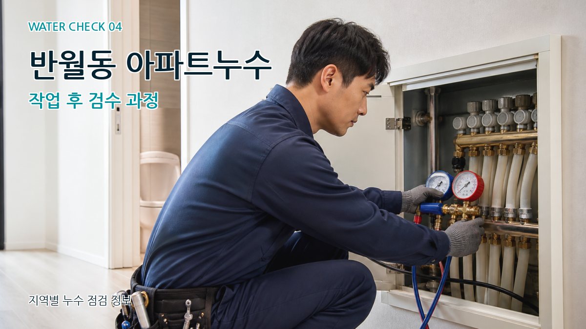 반월동 누수탐지 누수탐지 이미지