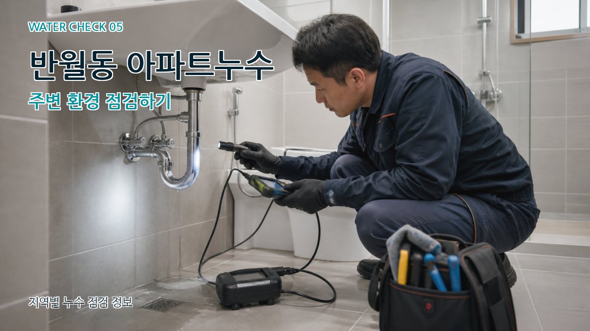 반월동 누수공사 누수탐지 이미지