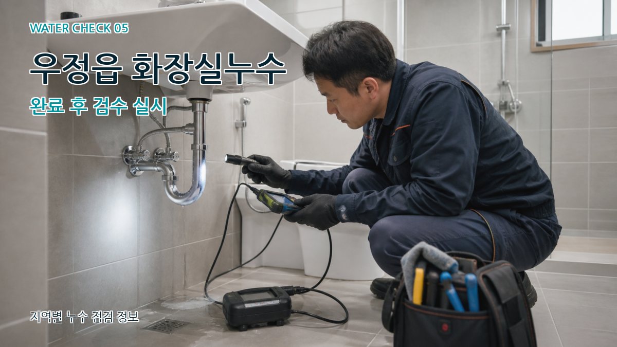 우정읍 누수공사 누수탐지 이미지