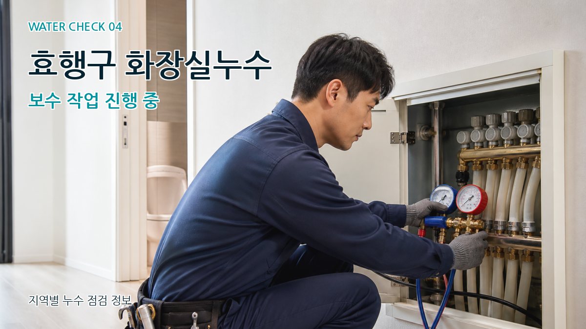 효행구 누수탐지 누수탐지 이미지
